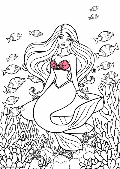 Sirena barbie isla