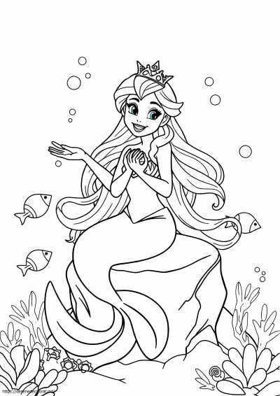 Sirena elsa înghețată