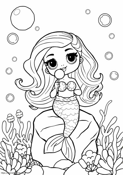 Papusa sirena sirena lol