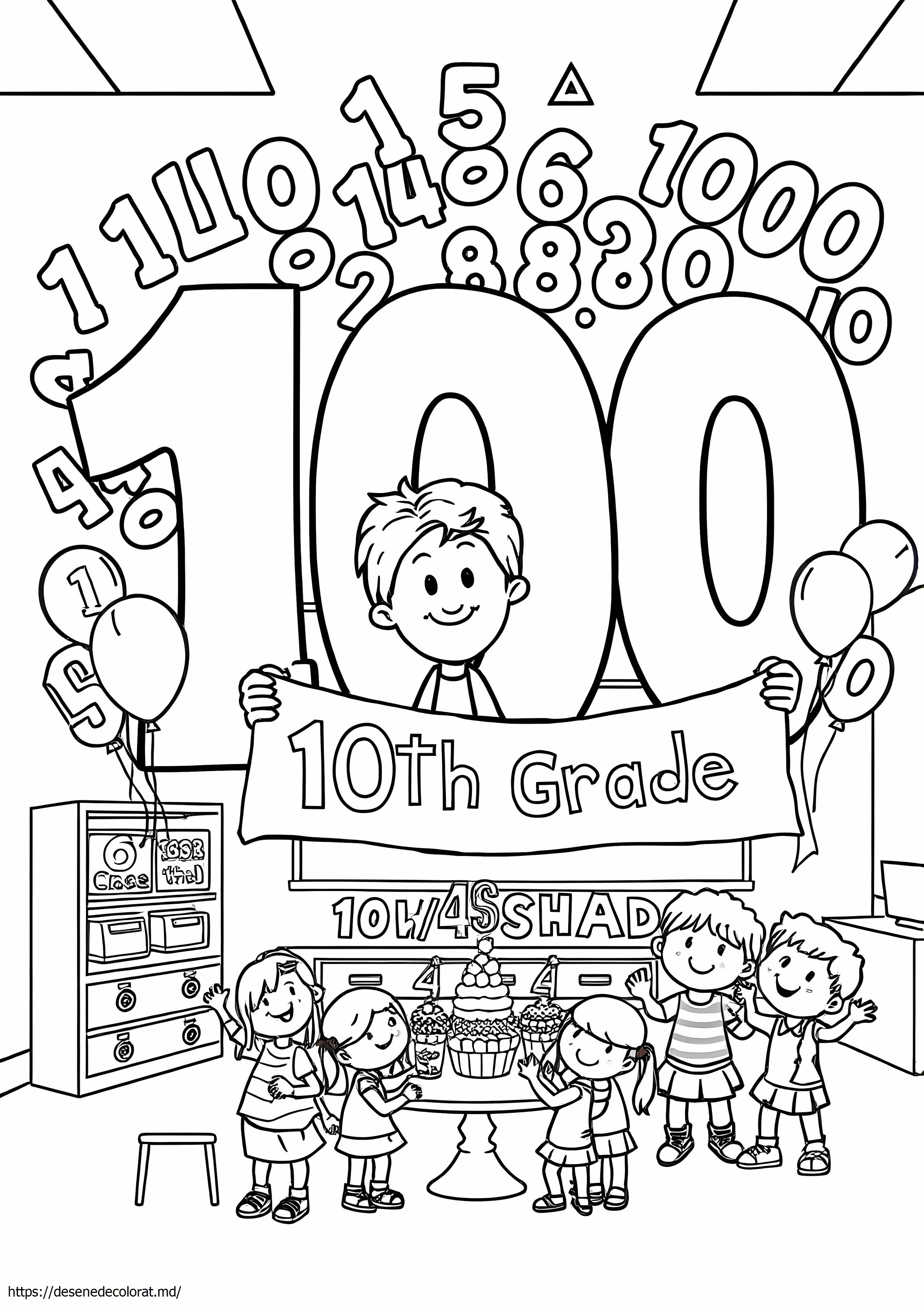 A 100-a zi clasa a IV-a