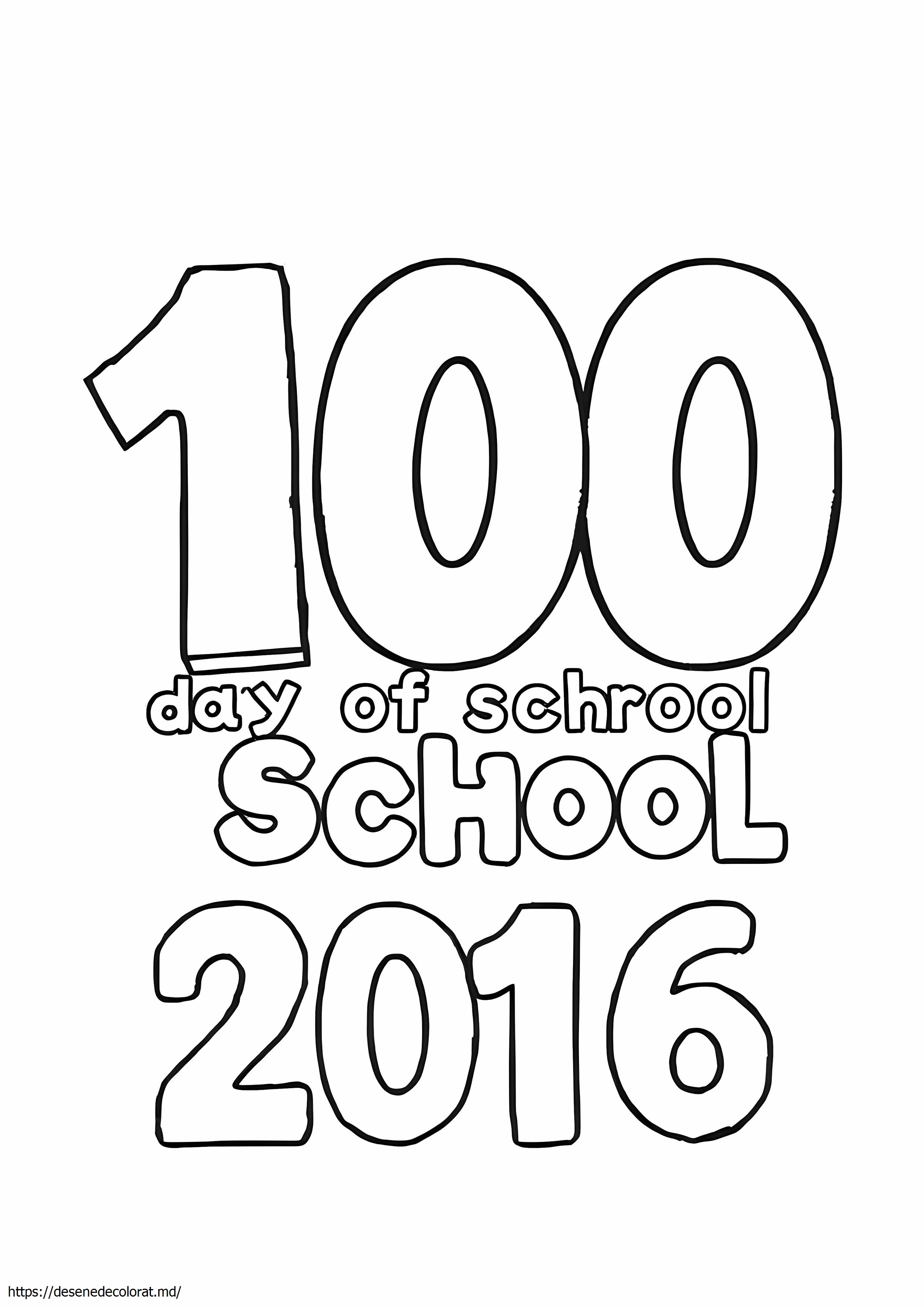 A 100-a zi de școală 2016