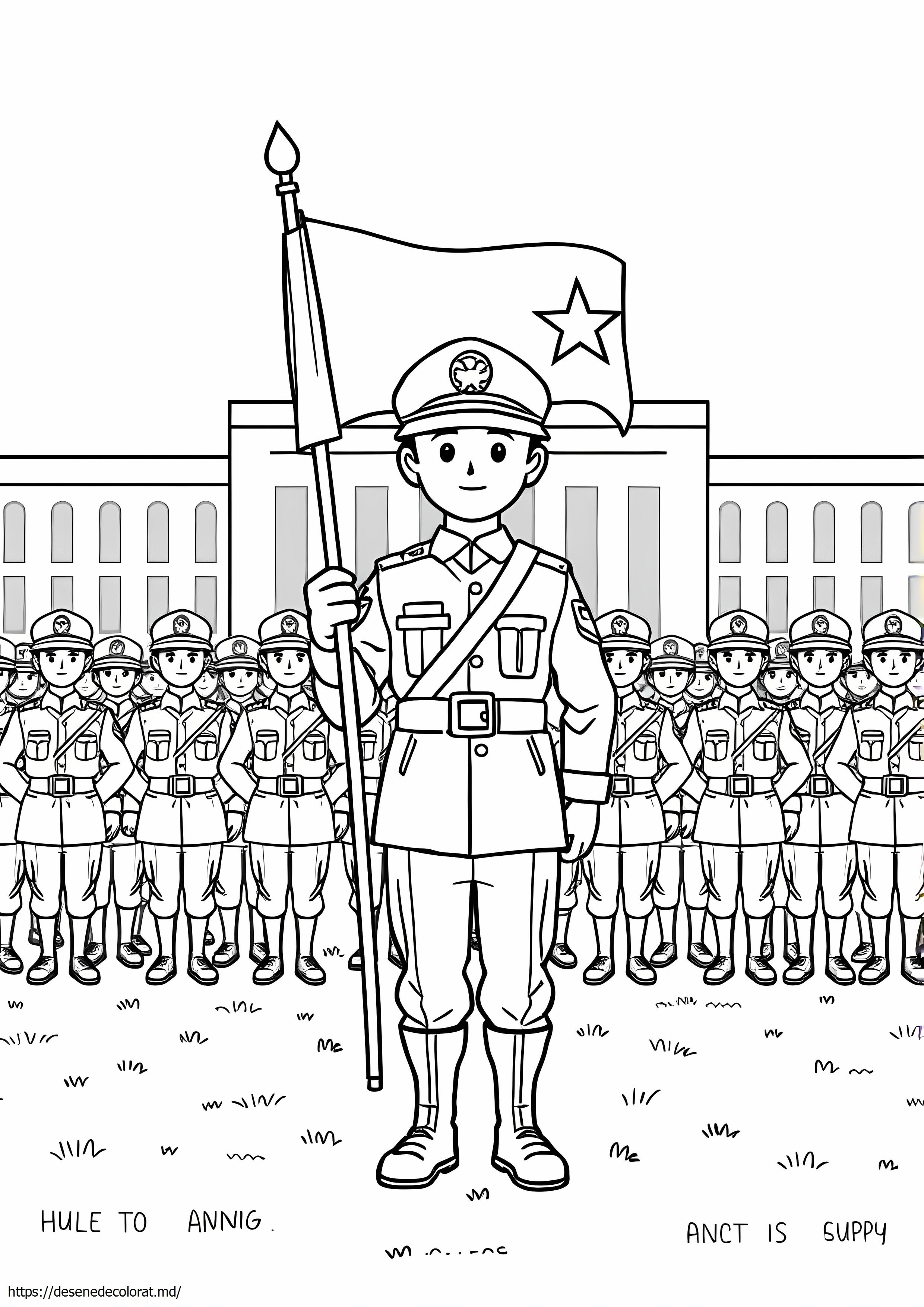 Soldat armată militară
