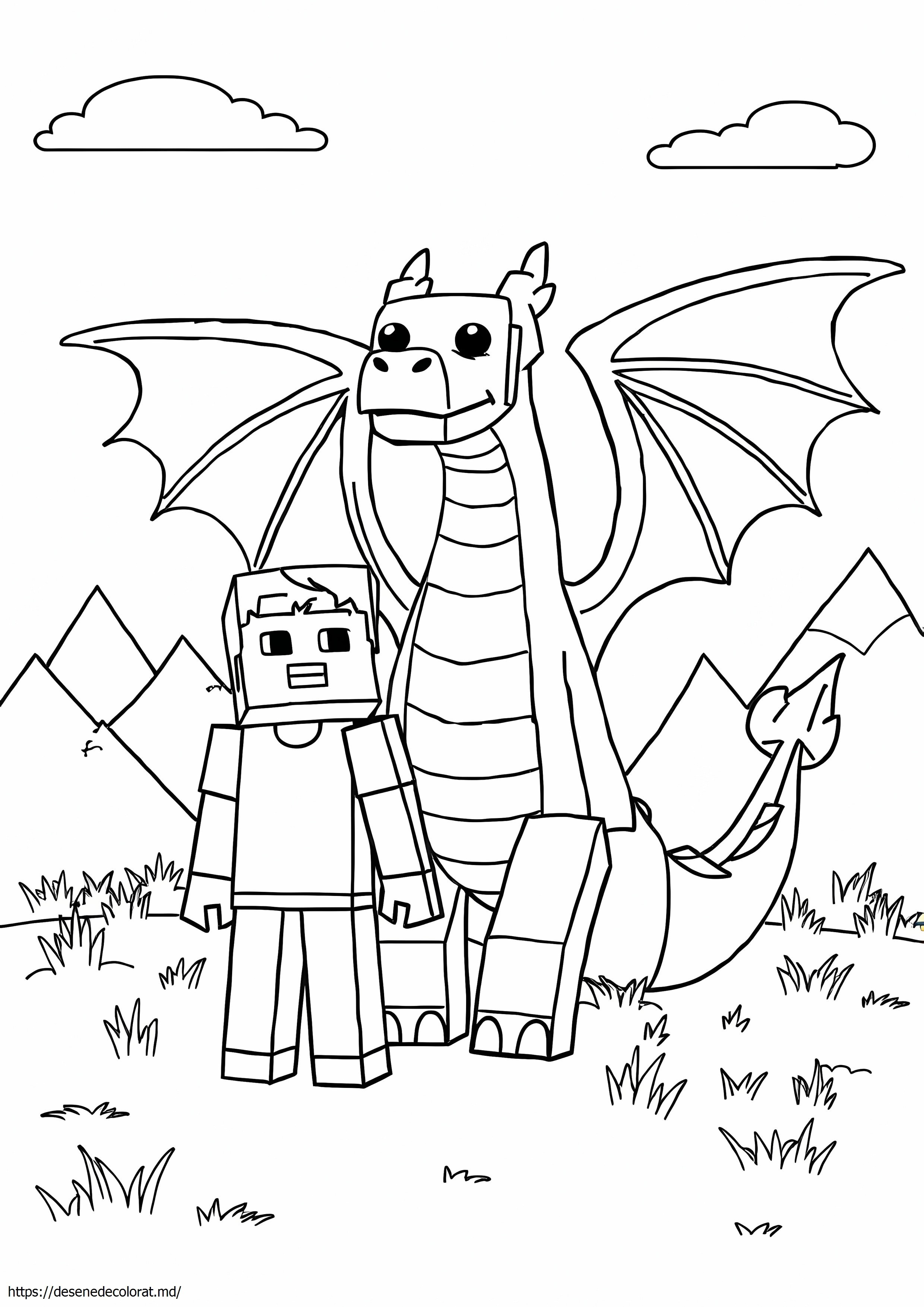 Ender dragon steve minecraft