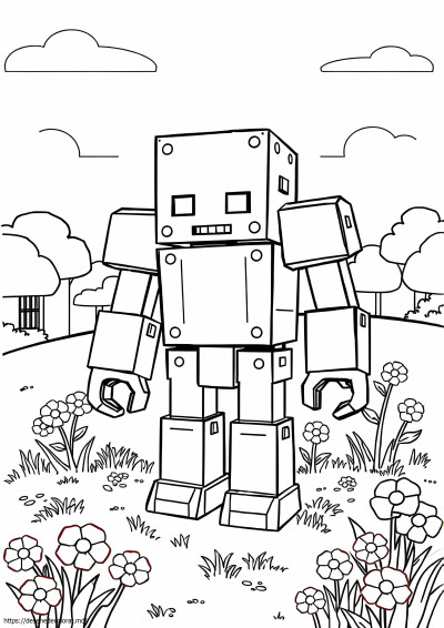 Golem de fier minecraft
