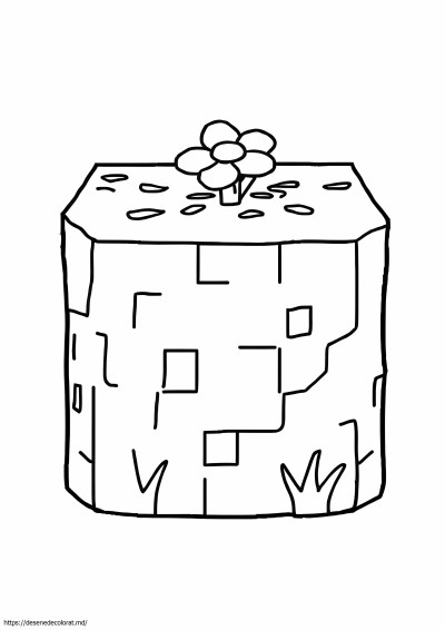 Bloc de iarbă minecraft