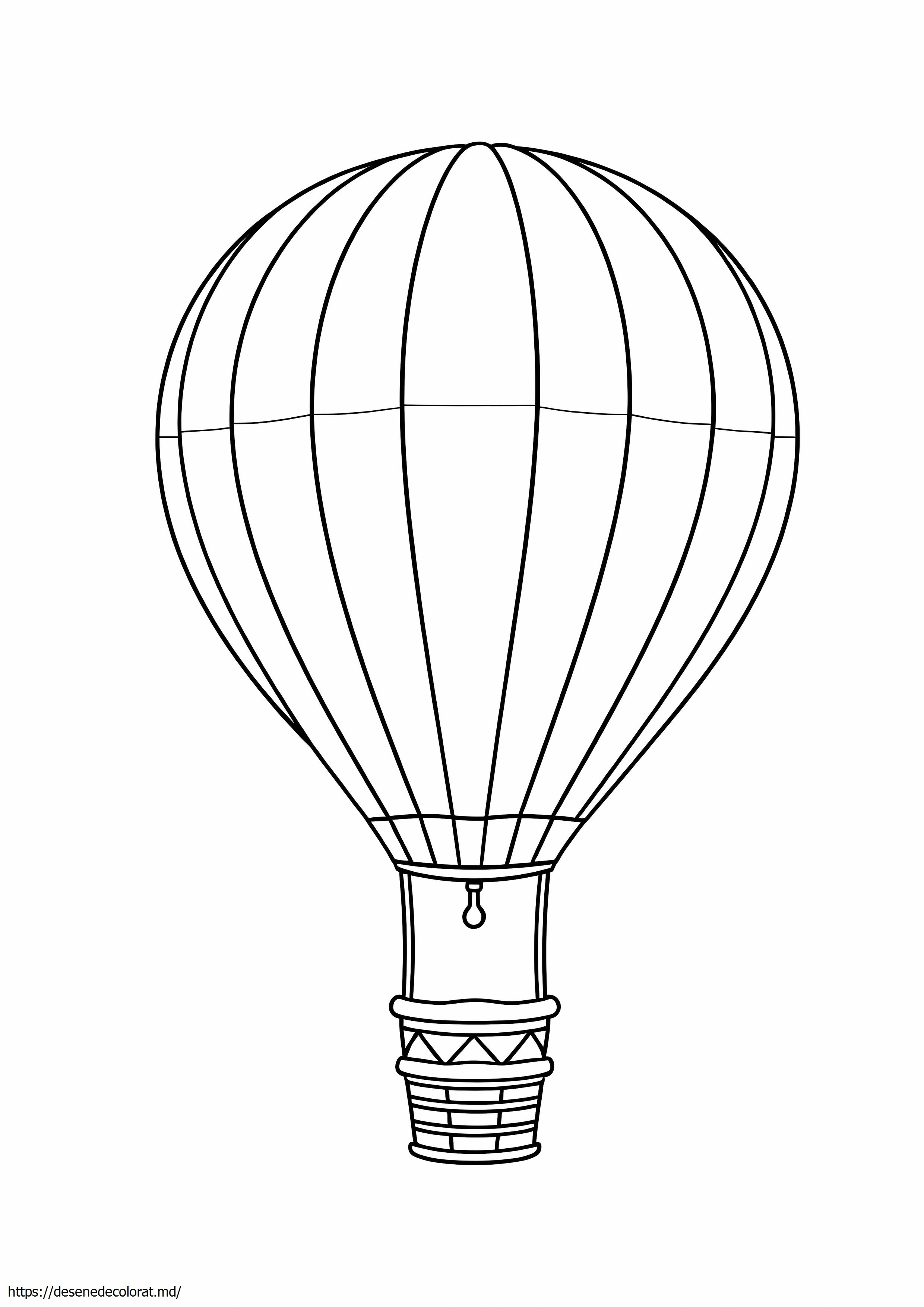 Simplu balon cu aer cald