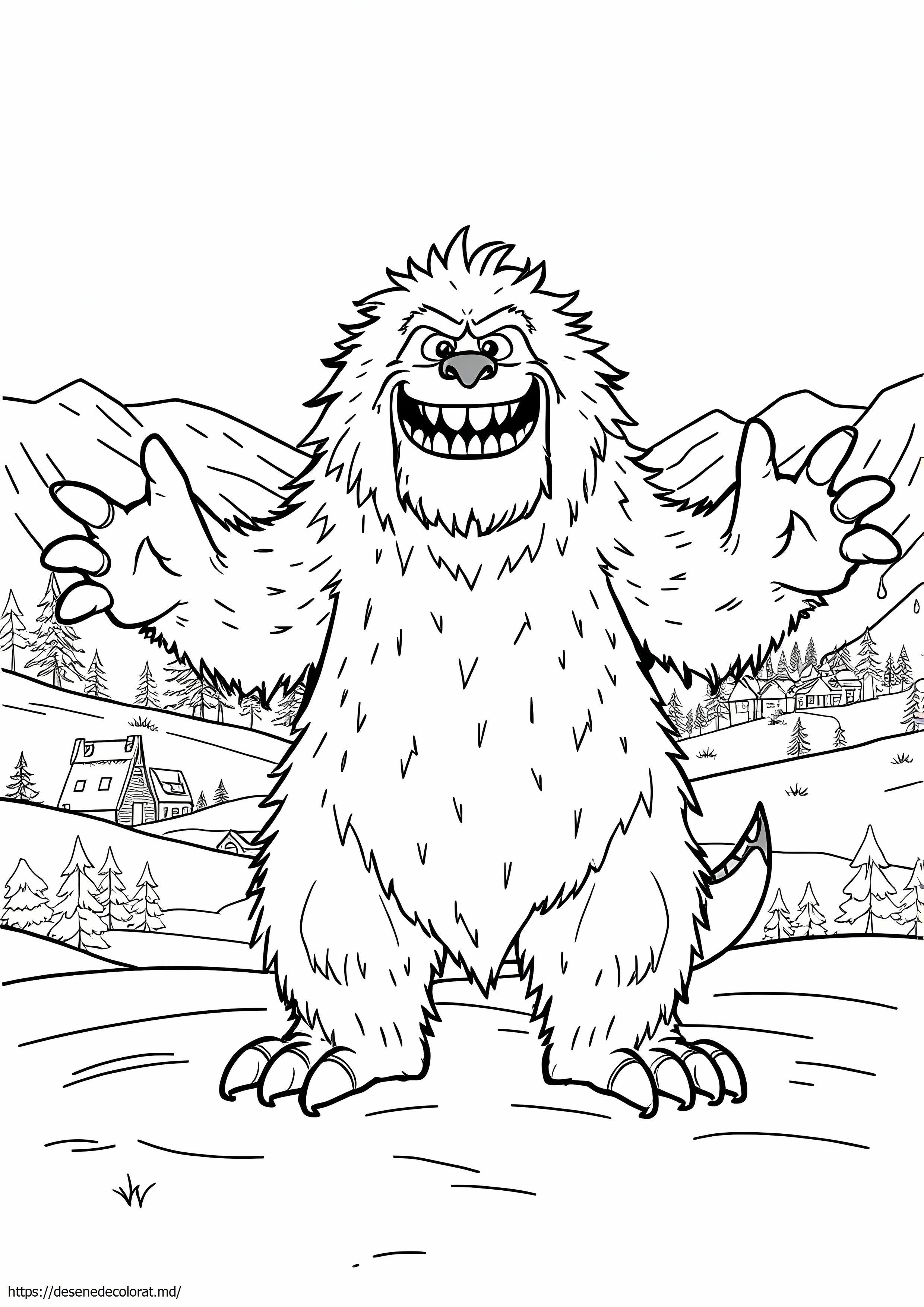 Abominabil monstru de zăpadă