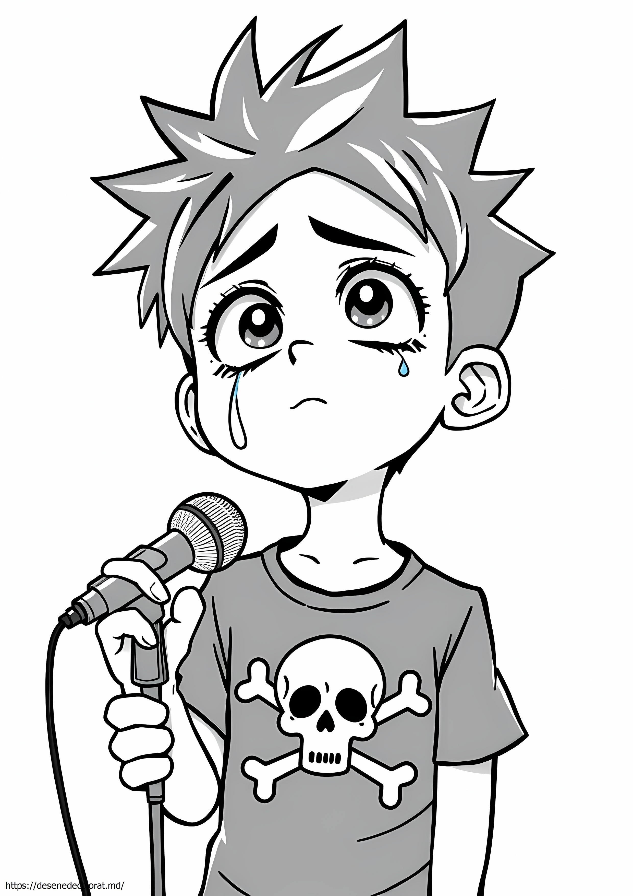 Băiat emo anime