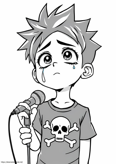 Băiat emo anime