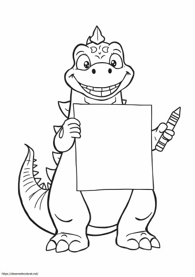 Desen Godzilla pentru