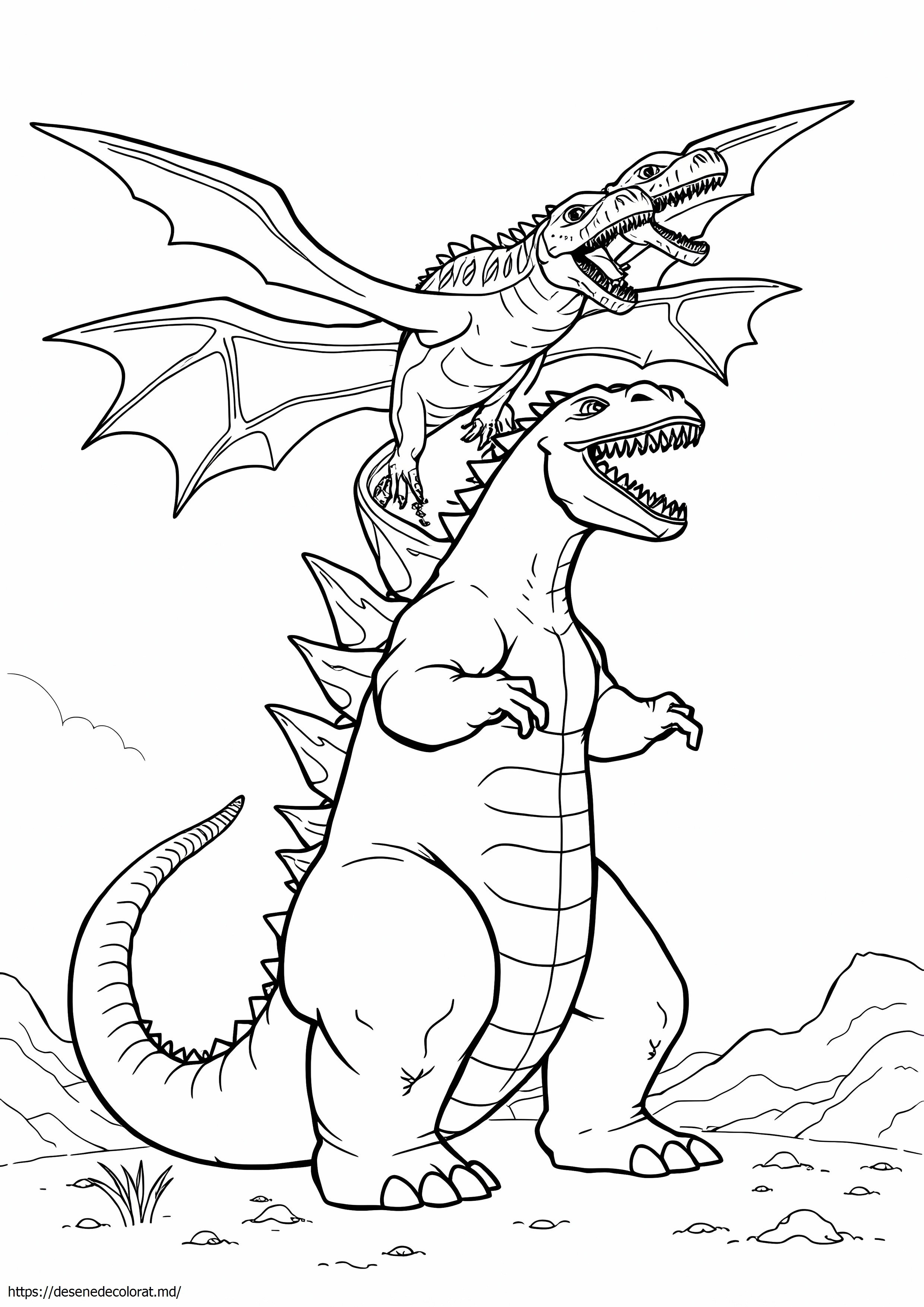 Godzilla vs regele ghidorah