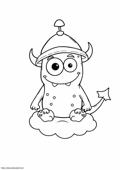 Adorabil monstru drăguț