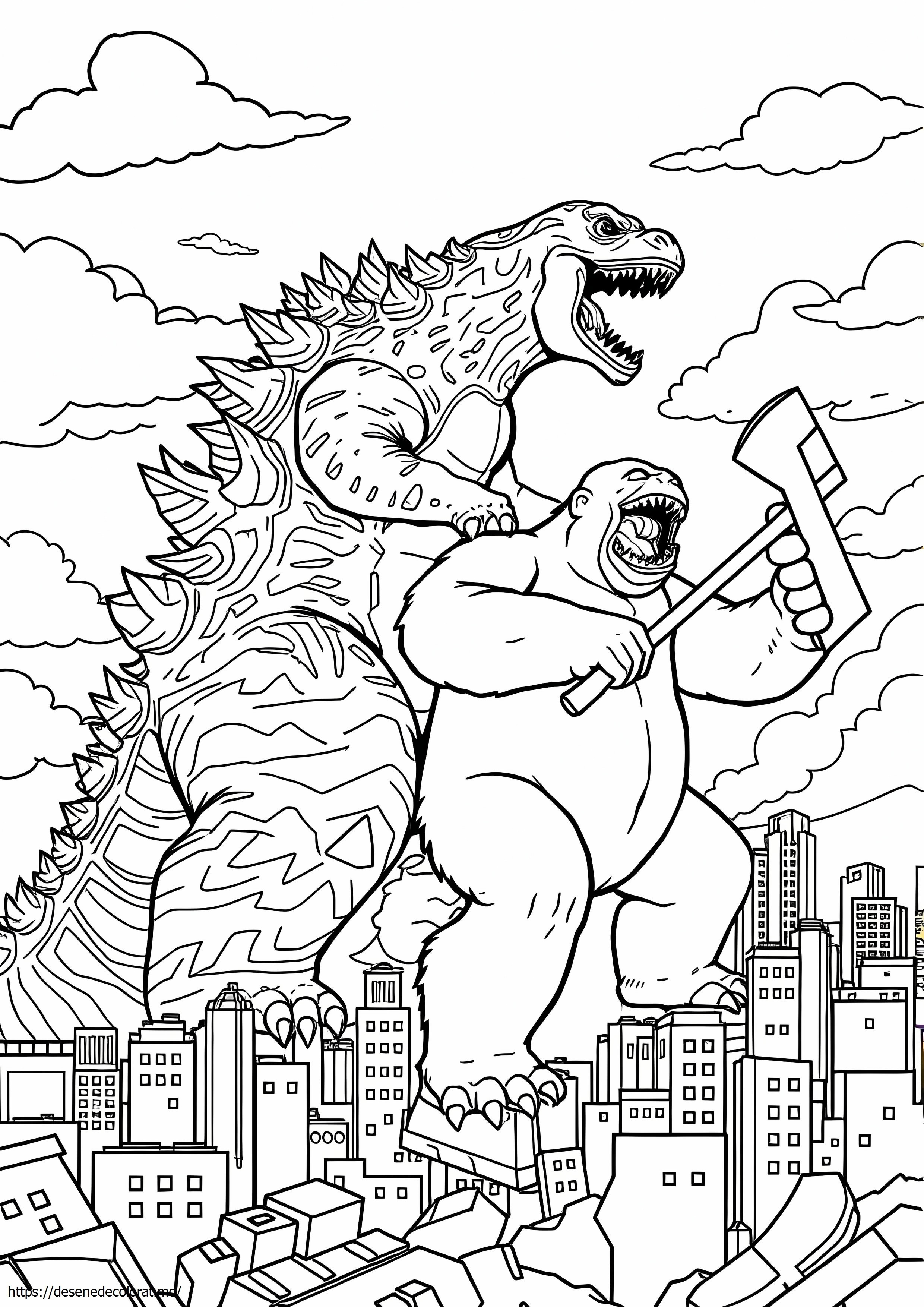 Desen Godzilla vs Kong