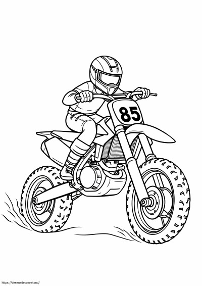 Motocicletă de 85cc