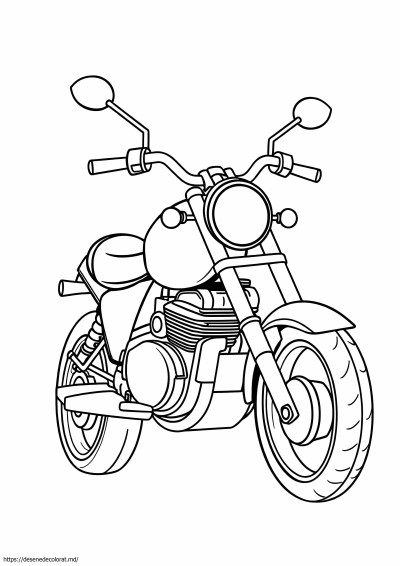 Motocicleta usoara simpla