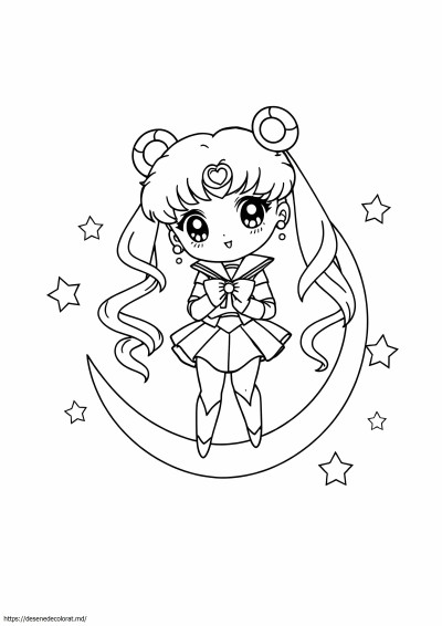 Chibi kawaii sailor moon