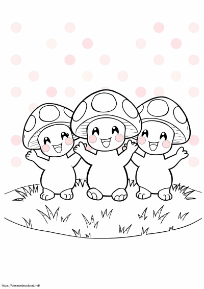 3 pokemoni ciuperci