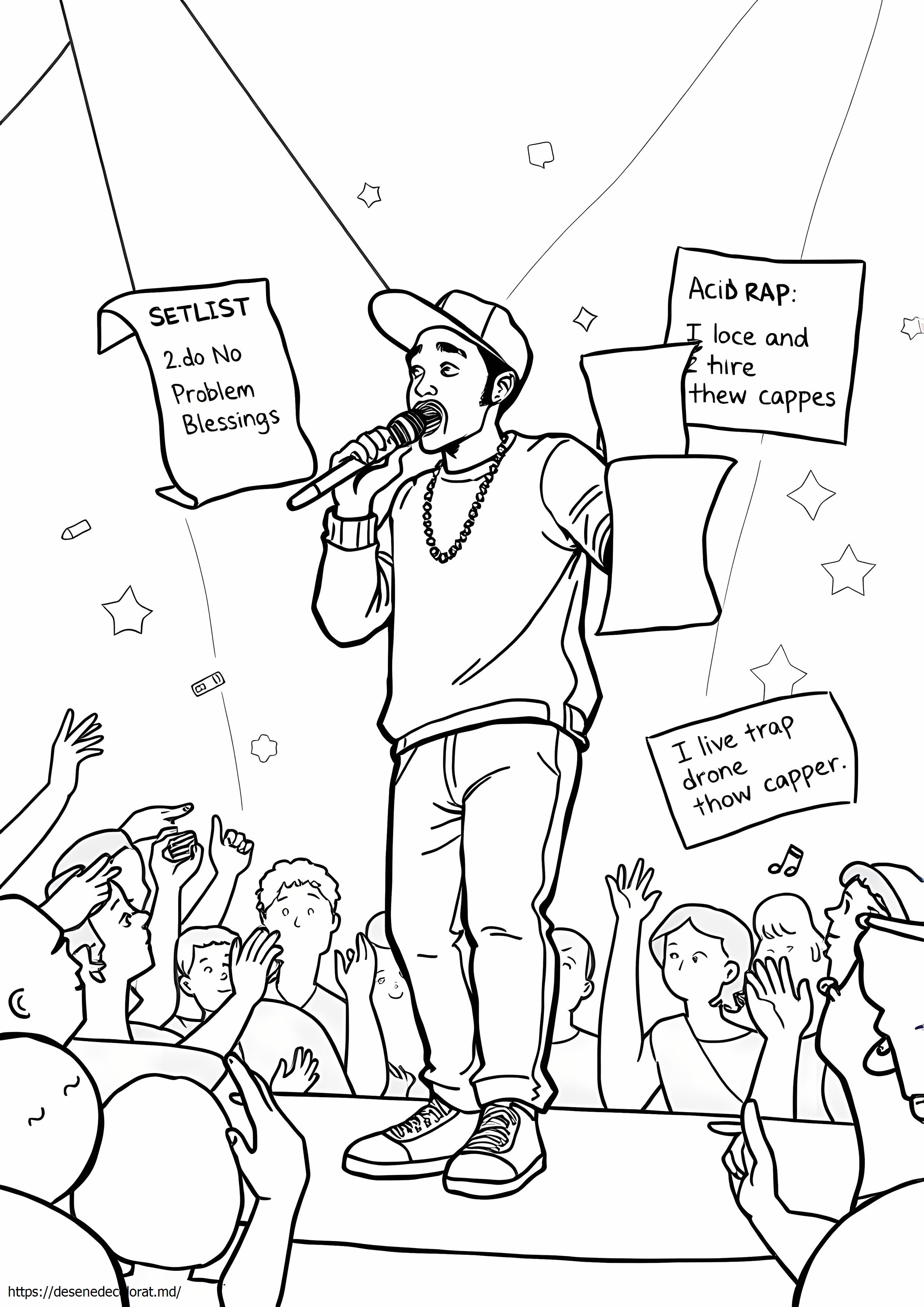 Sansa rapperului setlist