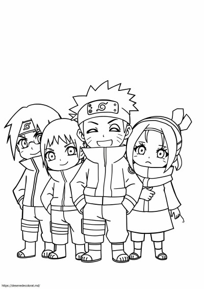 Echipa chibi 7 naruto