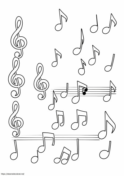 Contur note muzicale