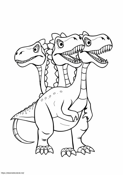 Dinozaur cu 3 capete