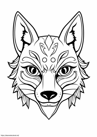 Masca kitsune