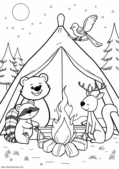 Animale de camping