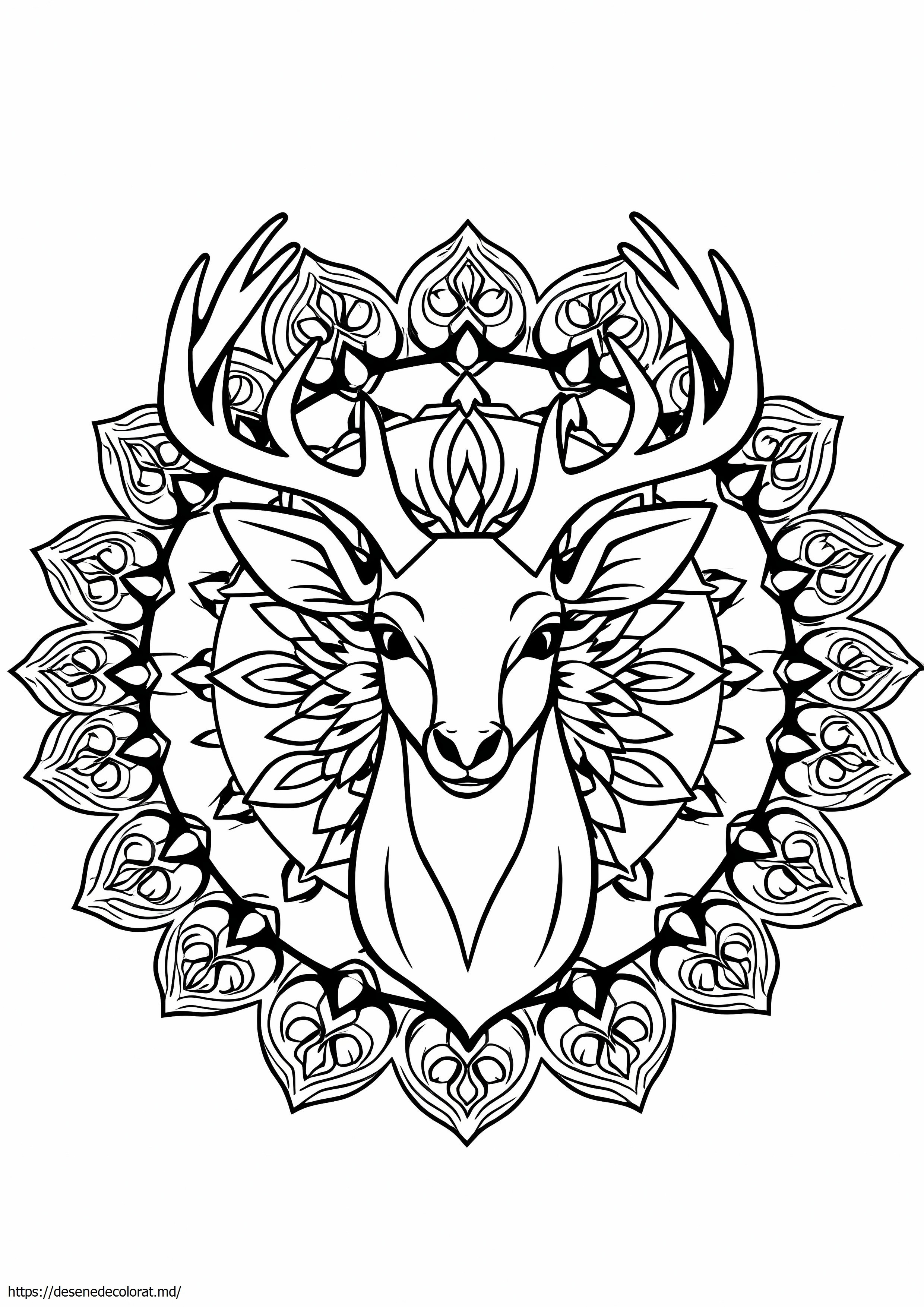 Mandala de cerb