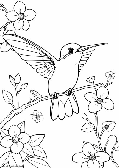 Pasăre colibri pasăre realistă