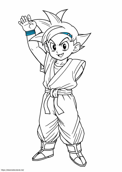 Dragon ball goku copil