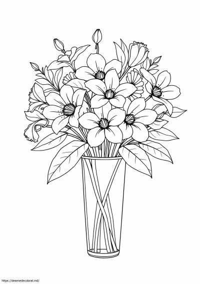 Buchet de flori realist
