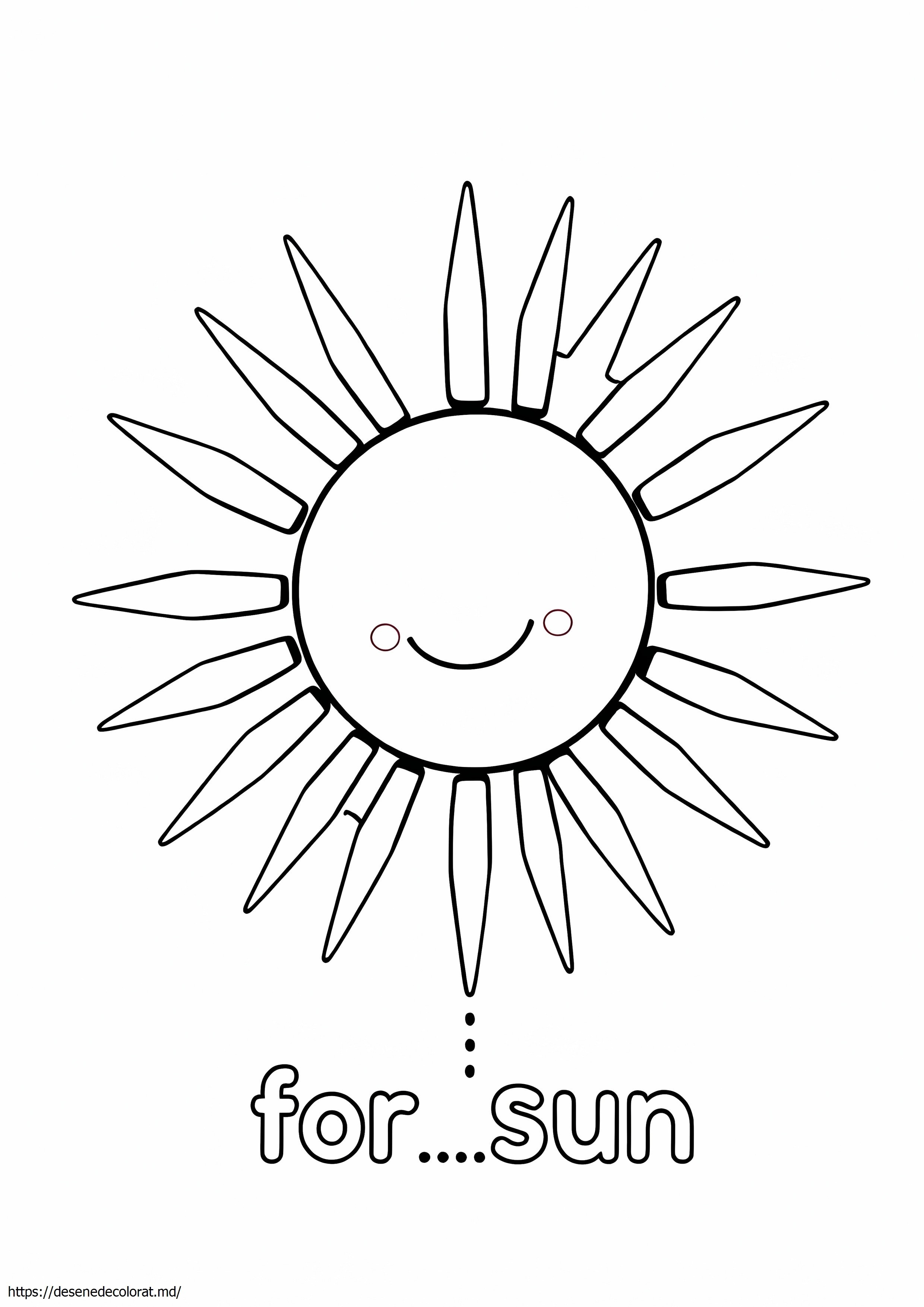 S pentru soare