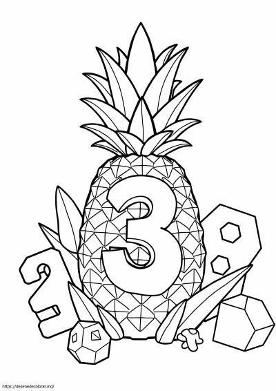 Ananas matematic 3d