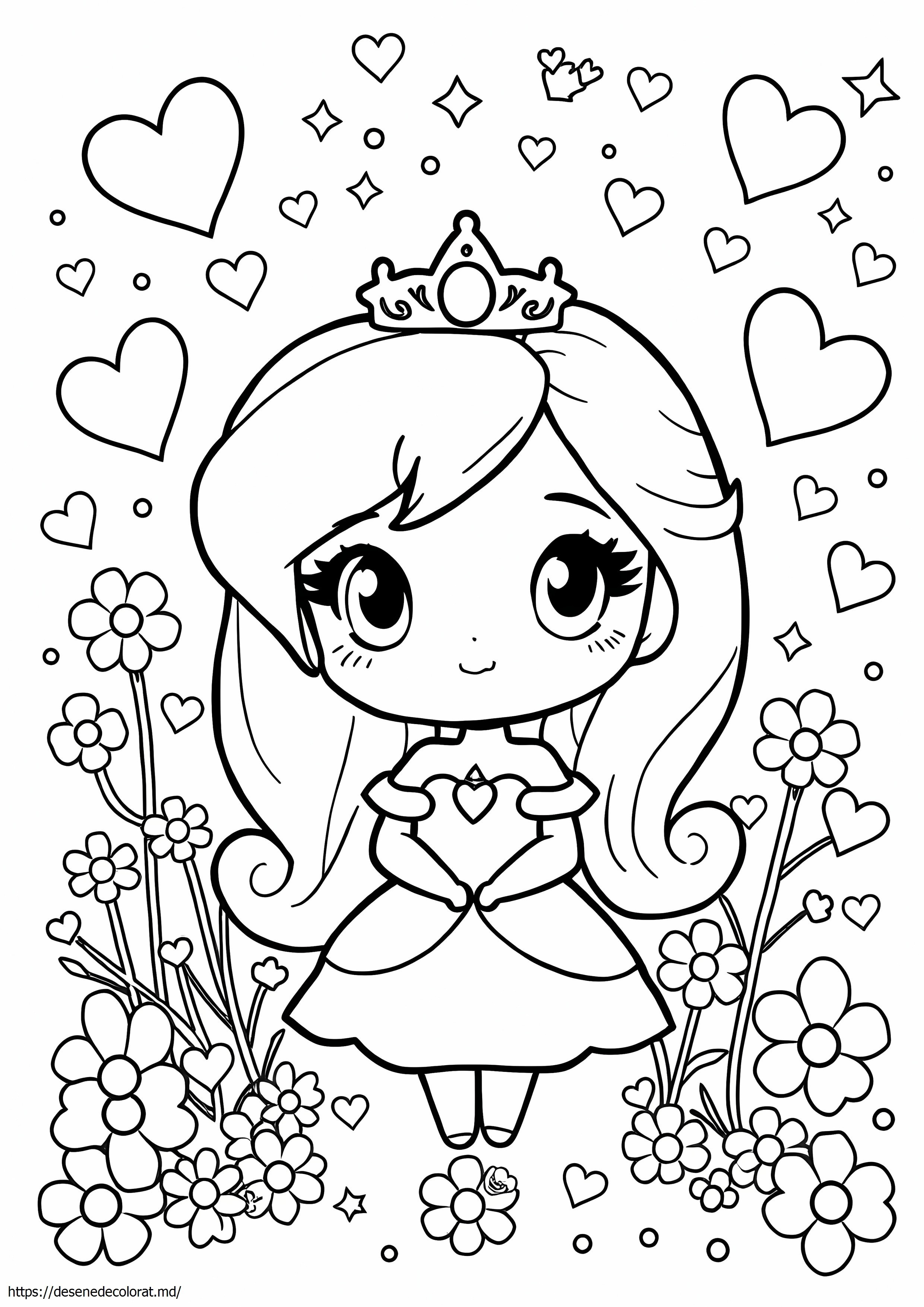 Anime chibi prințesa disney