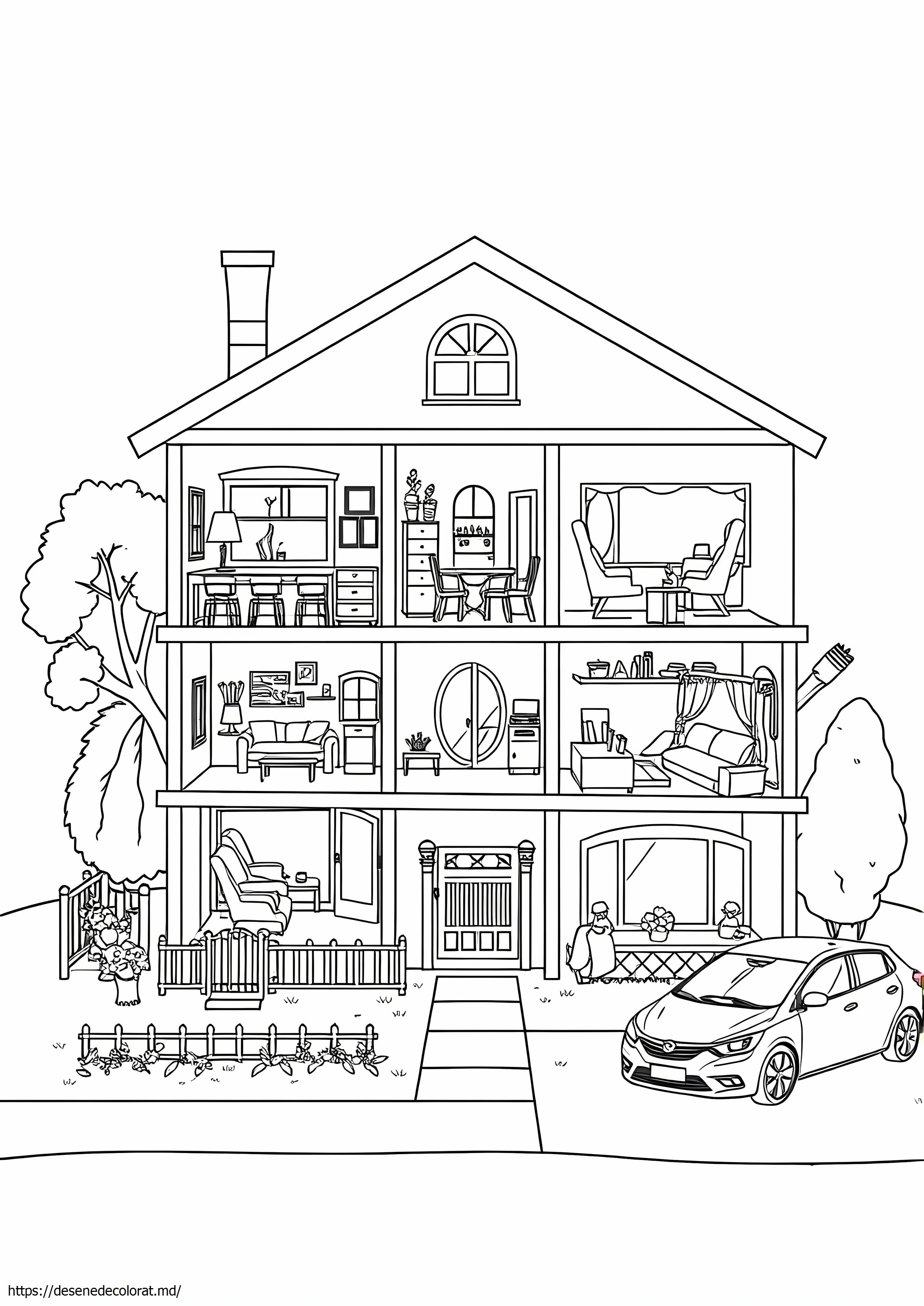 Casa de papusi barbie