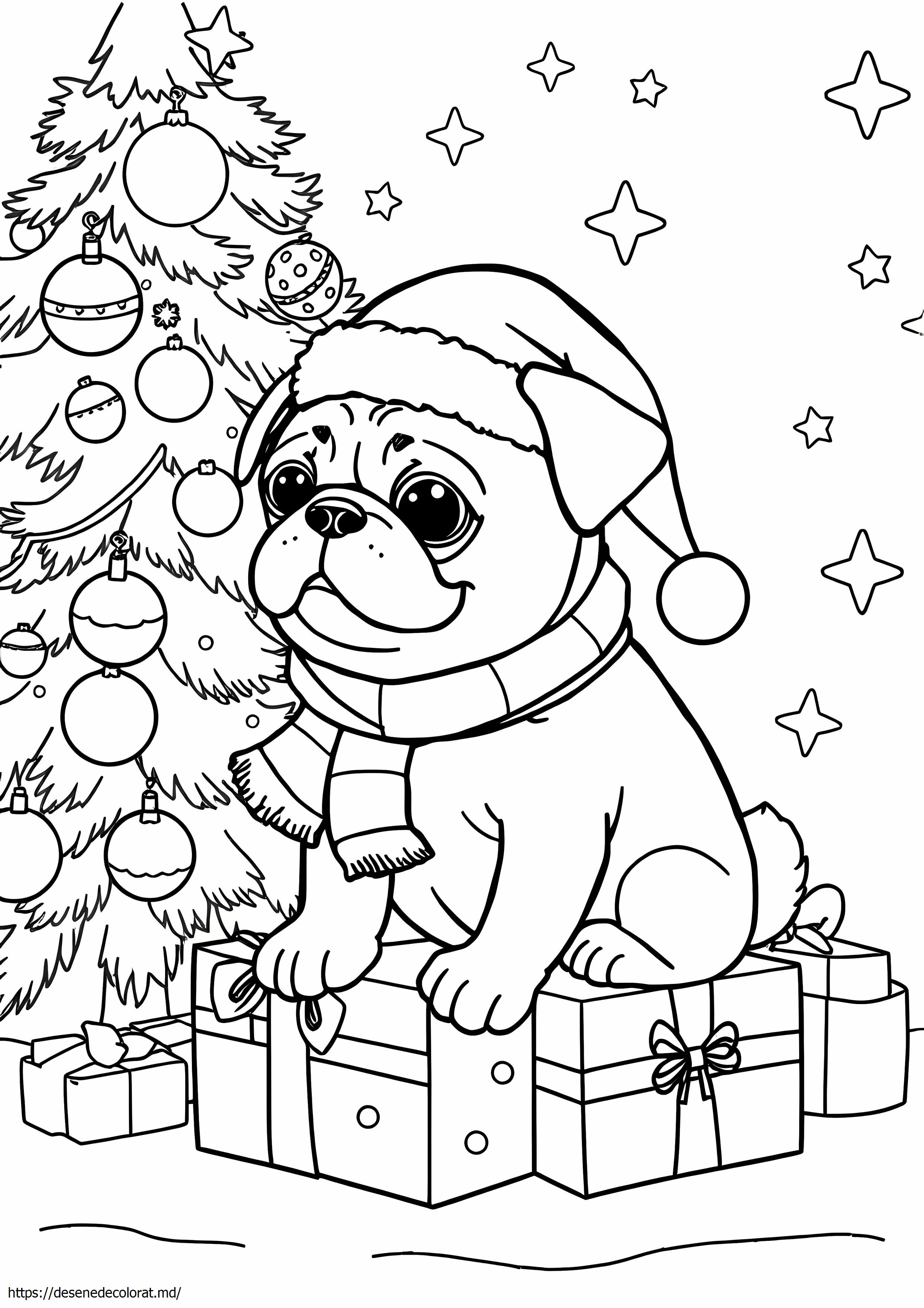 Pug de Crăciun