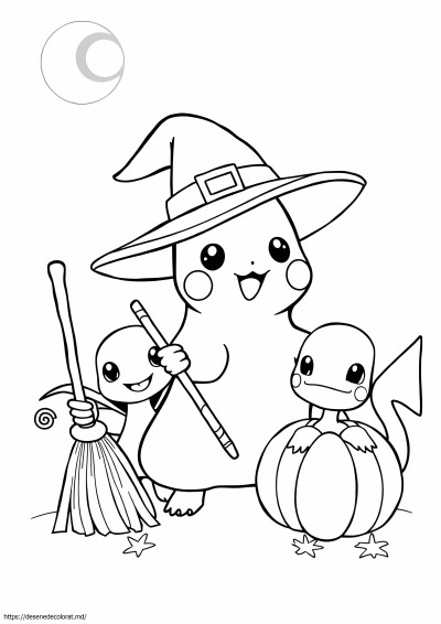 Drăguț pokemon de Halloween