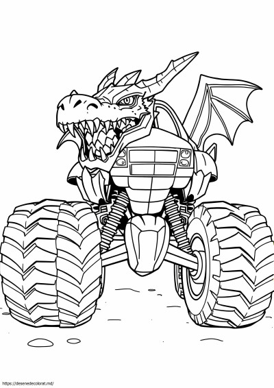 Camion monstru dragonoid