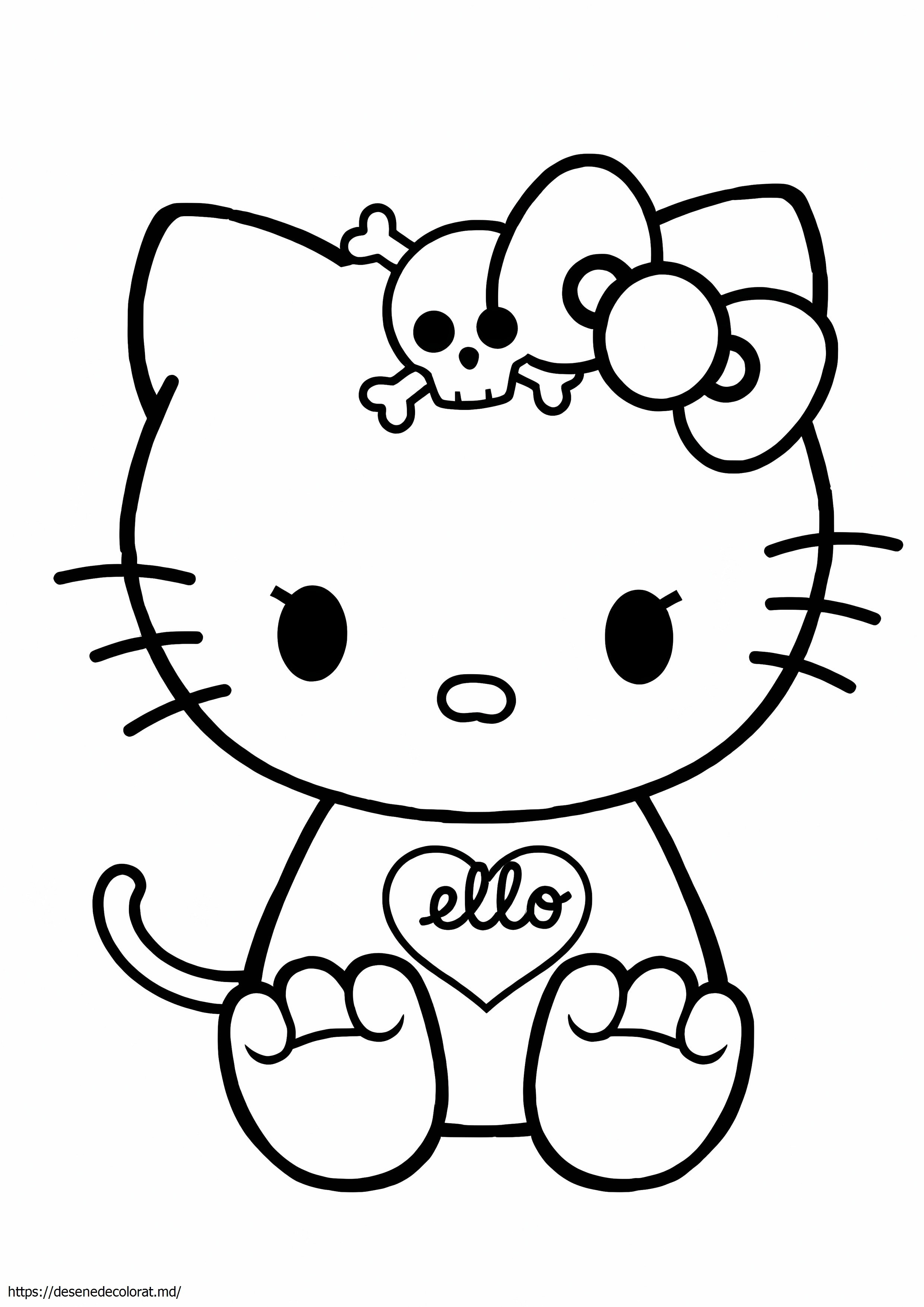 Goth hello kitty