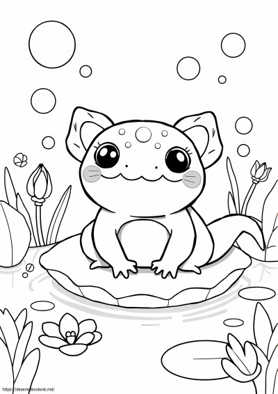 Axolotl kawaii