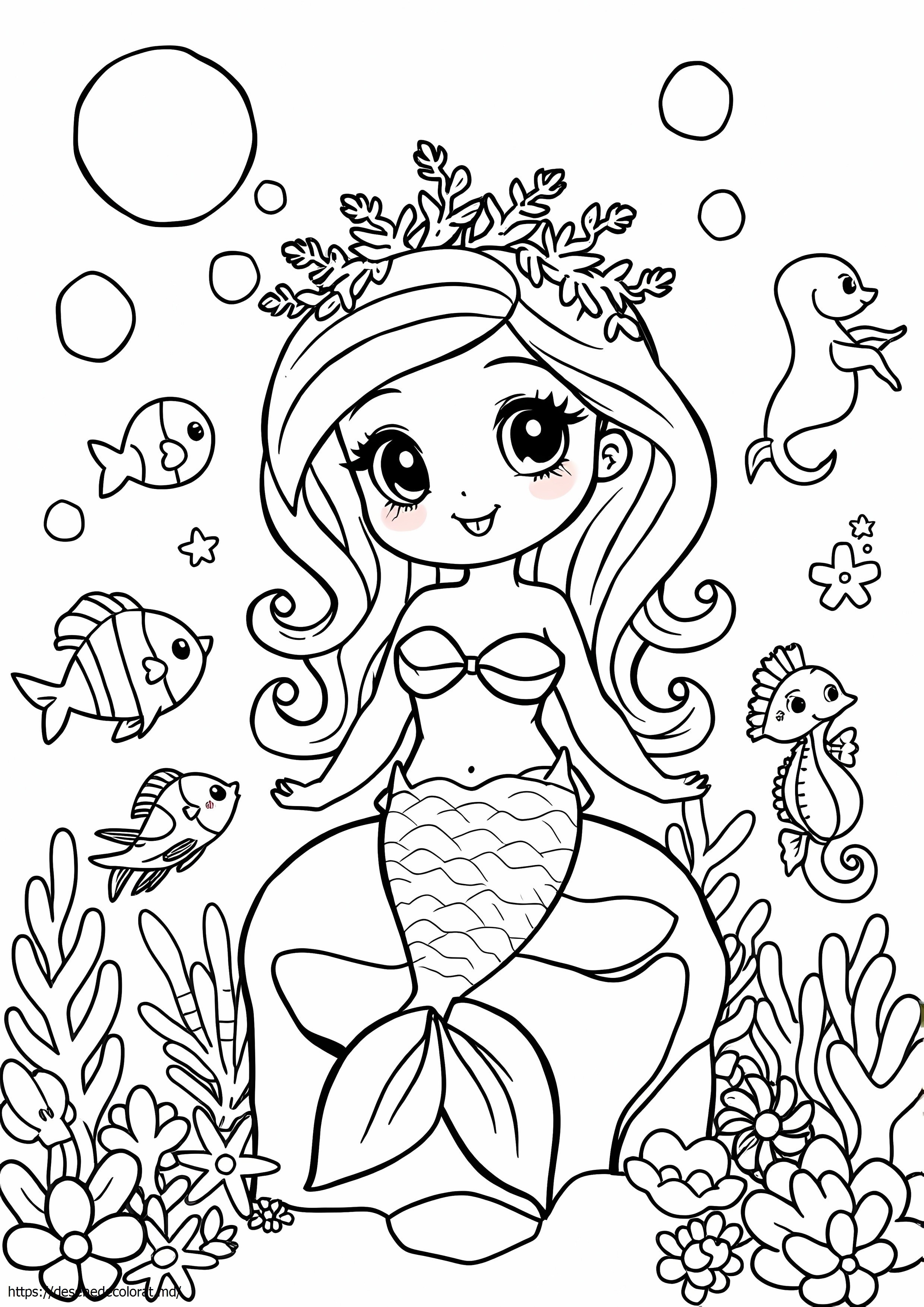 Sirena kawaii