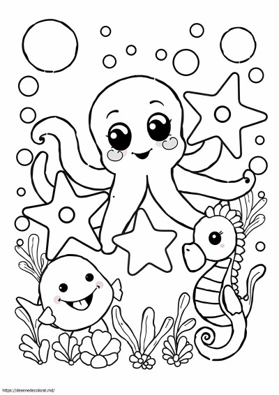 Animale marine kawaii