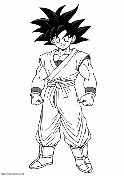 Goku întreg corpul negru
