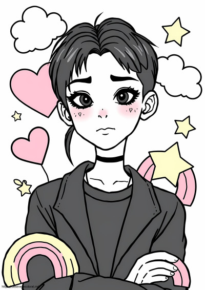 Goth pastel