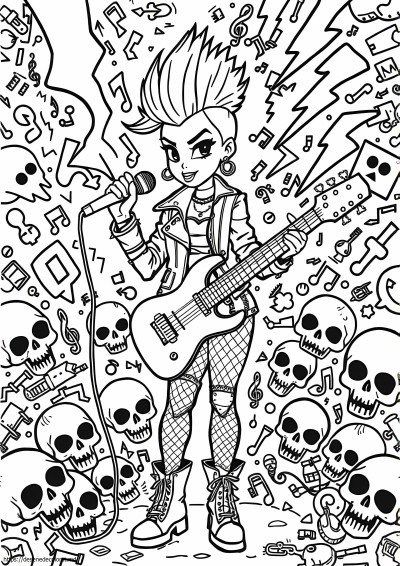 Punk rock punk prințesă disney
