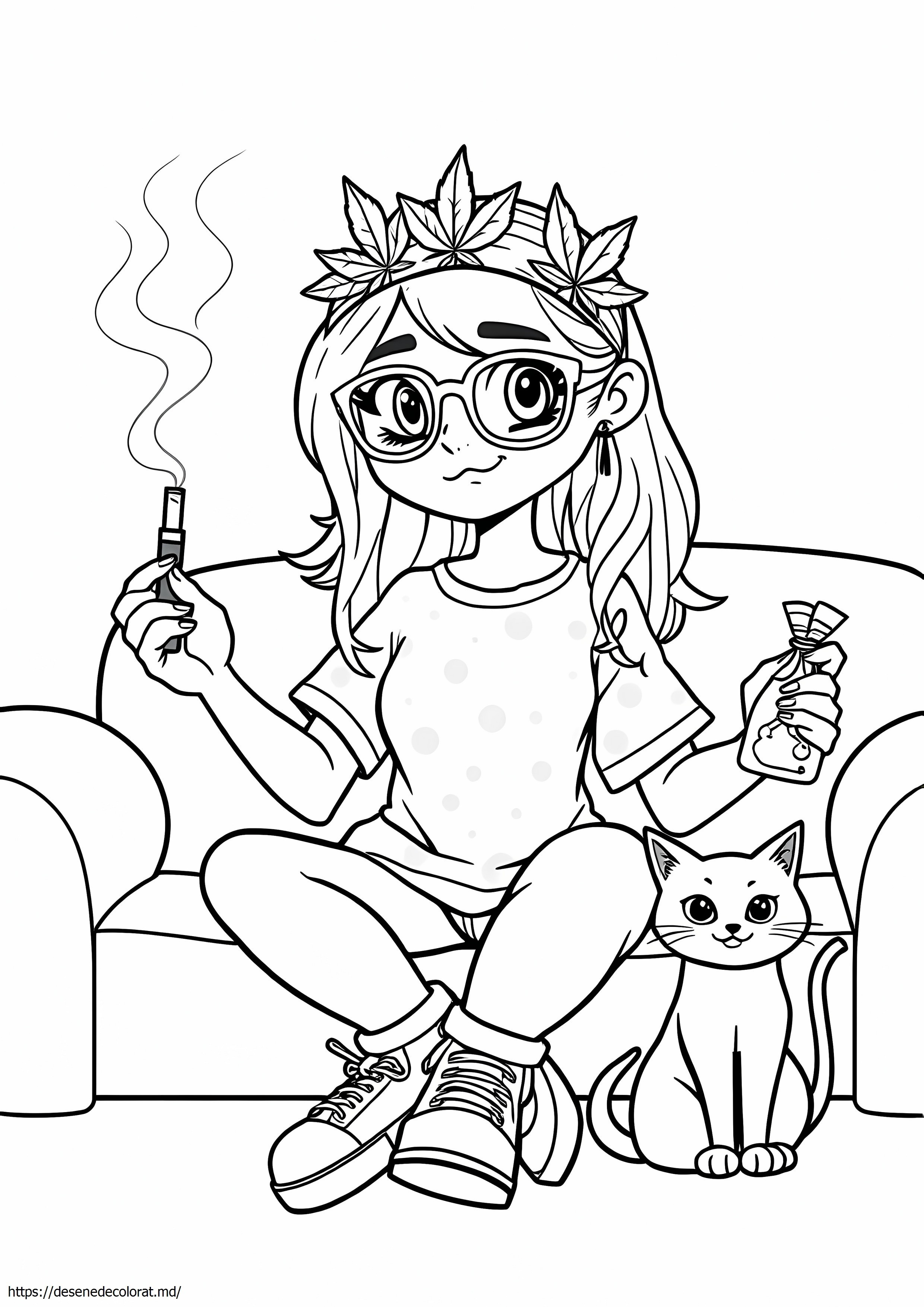 Stoner girl pothead
