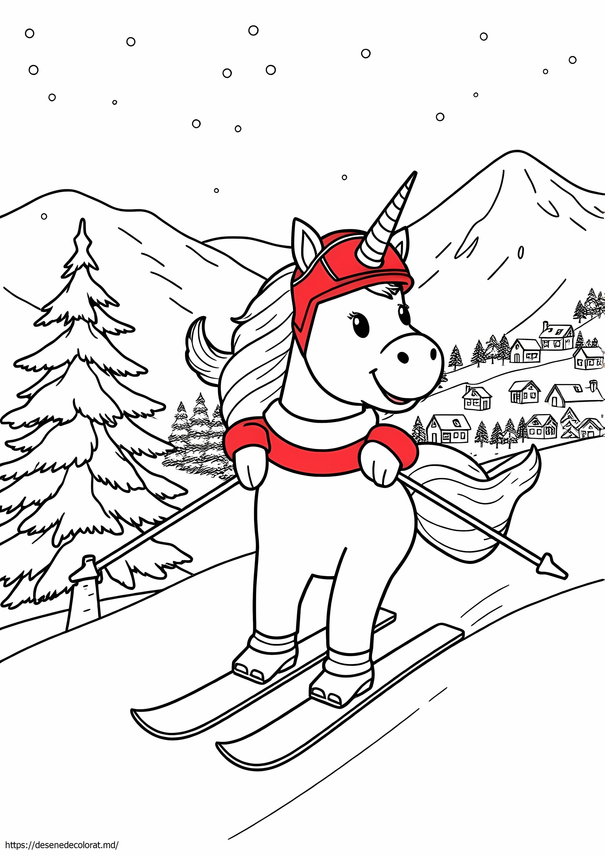 Schi unicorn