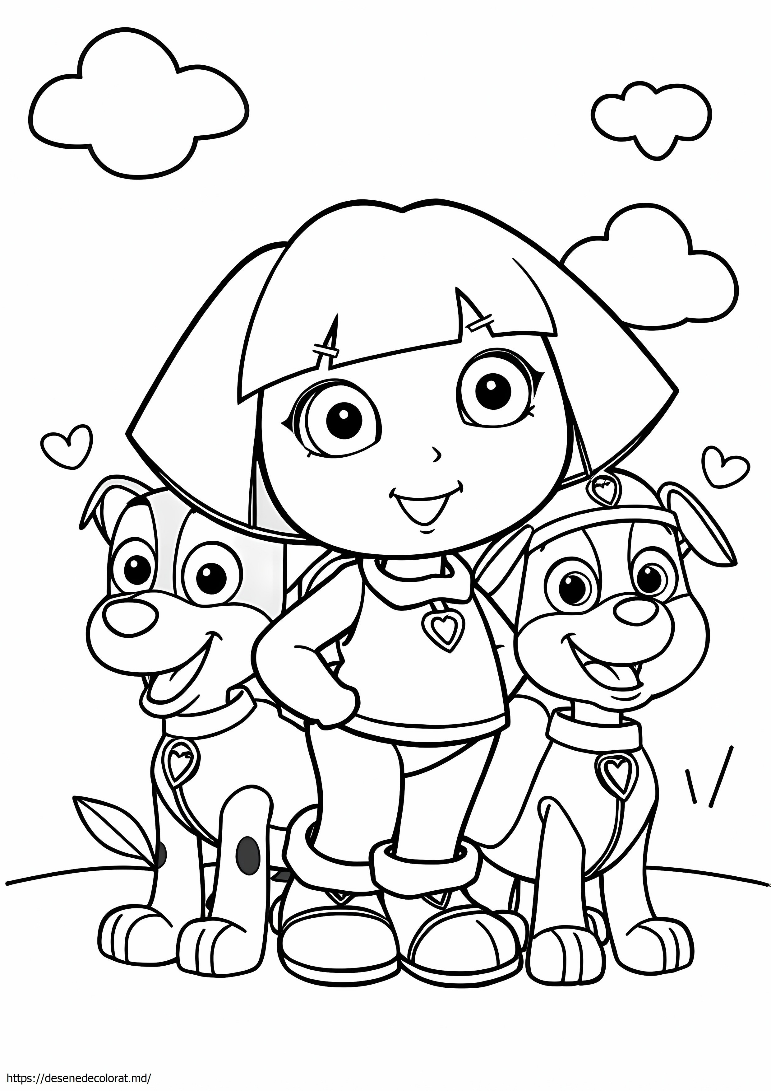 Poze nick jr de colorat