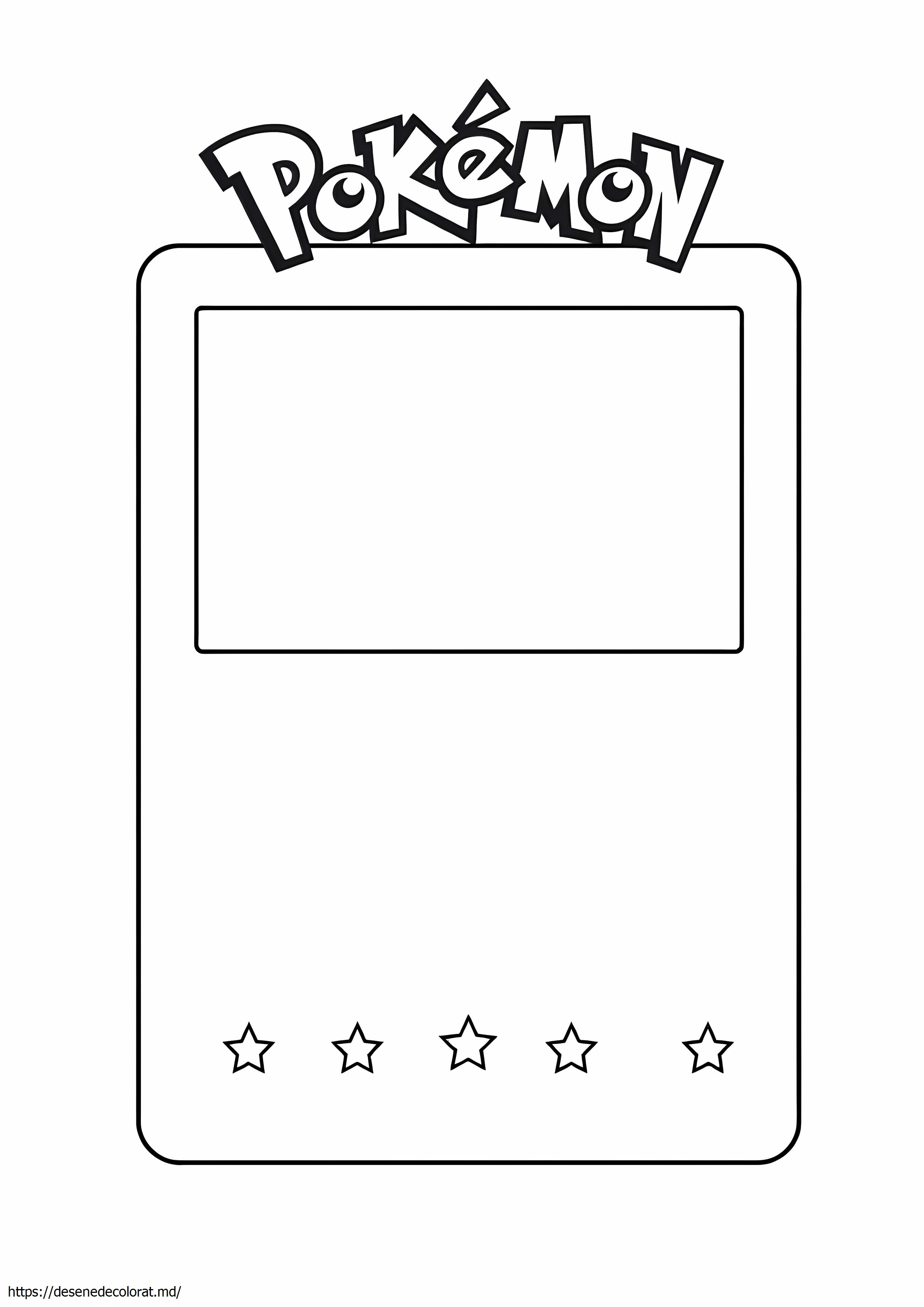 Spatele cărții pokemon
