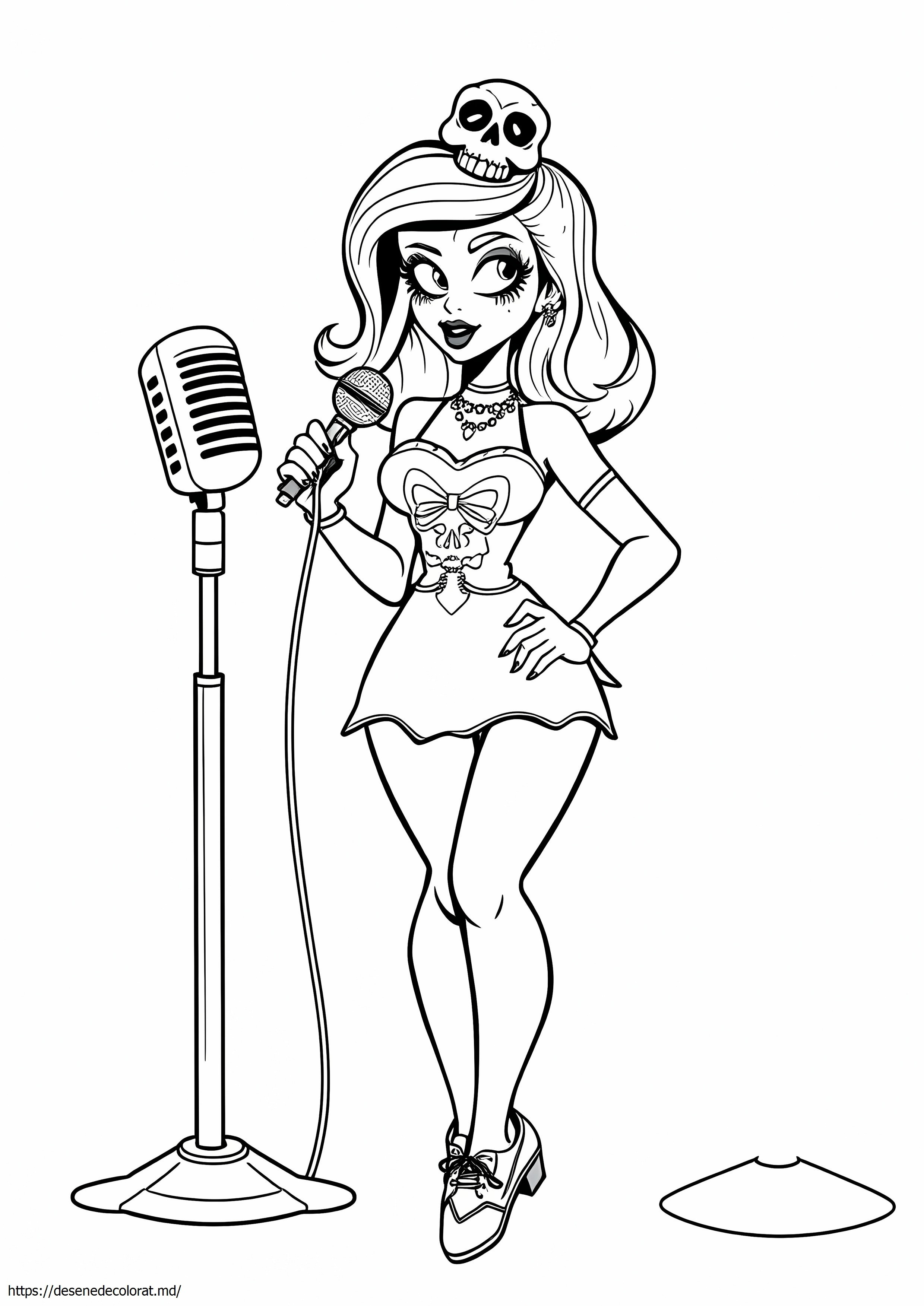 Zombie pin up girl